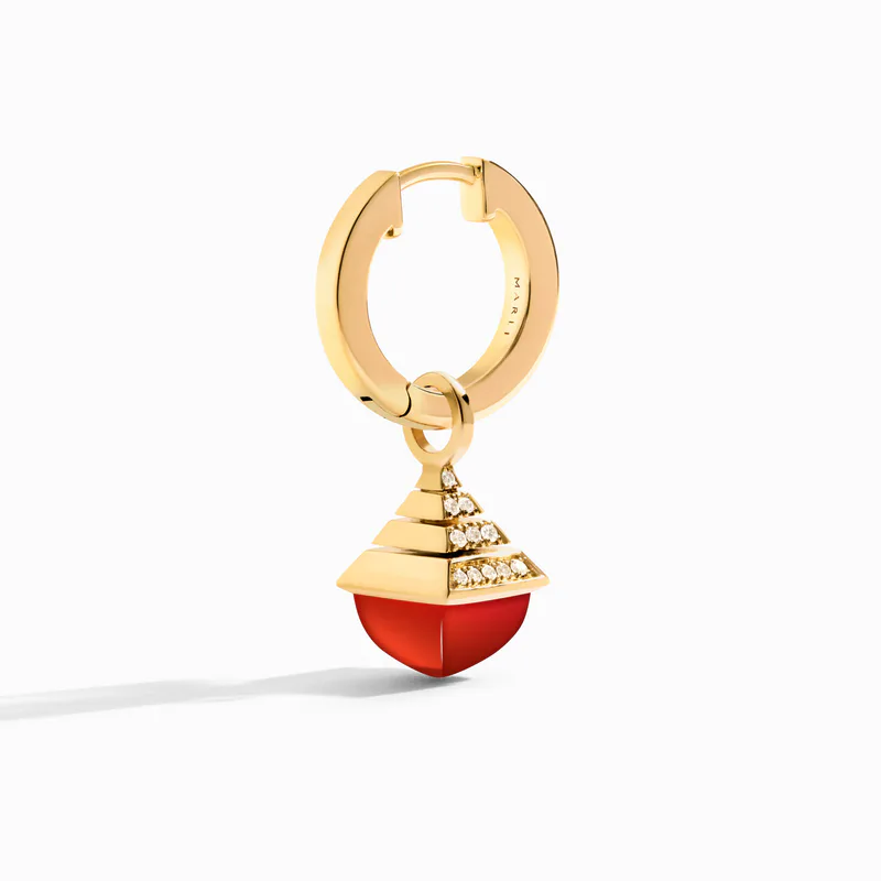 Cleo Rev Mini Diamond Drop Earrings