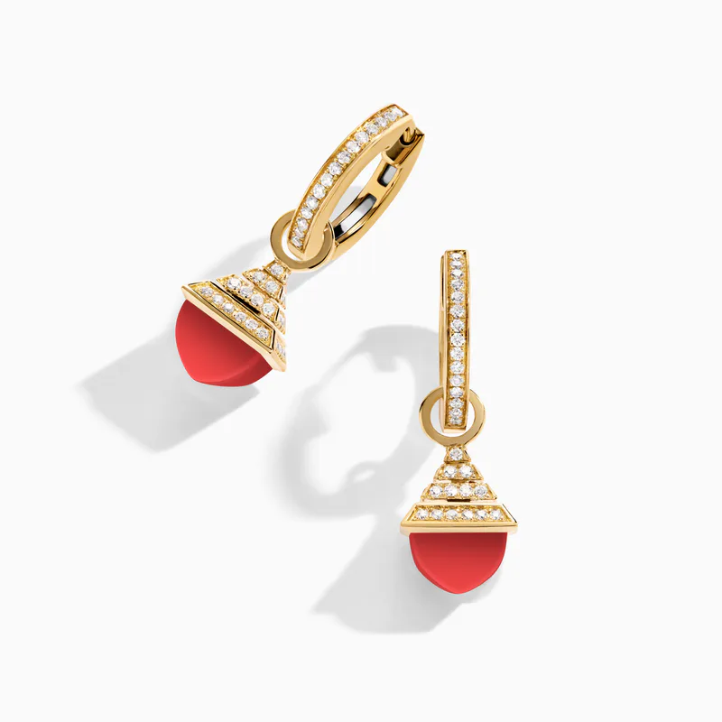 Cleo Rev Mini Diamond Drop Earrings