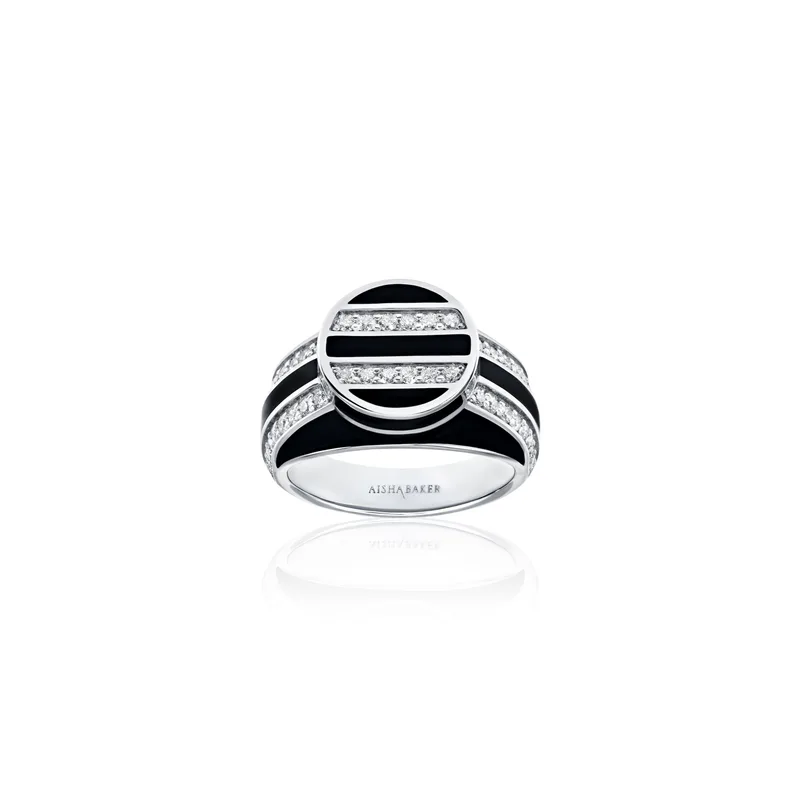 Signet Dreams Deco White Gold