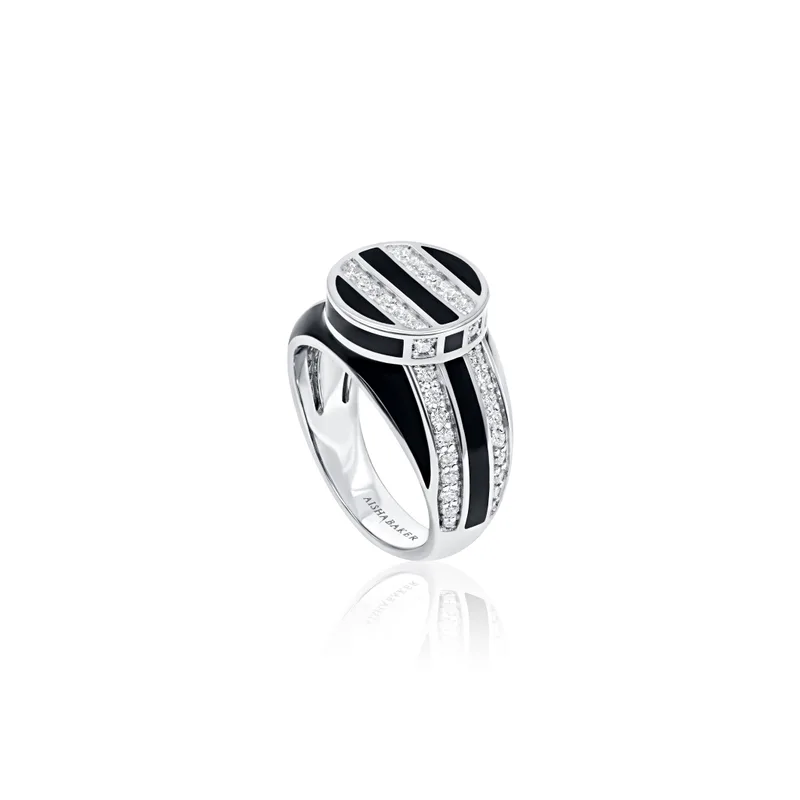 Signet Dreams Deco White Gold
