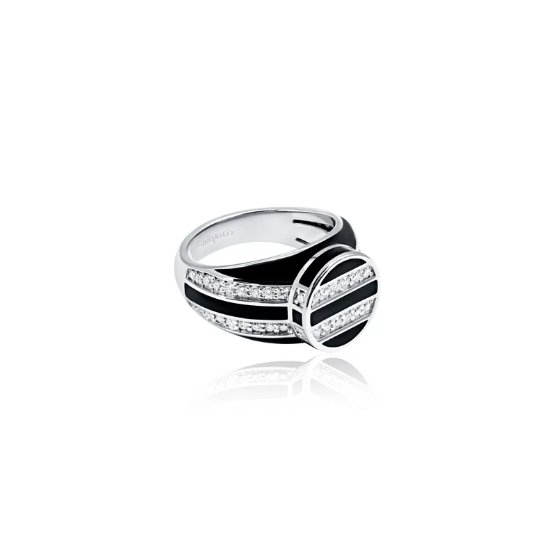 Signet Dreams Deco White Gold