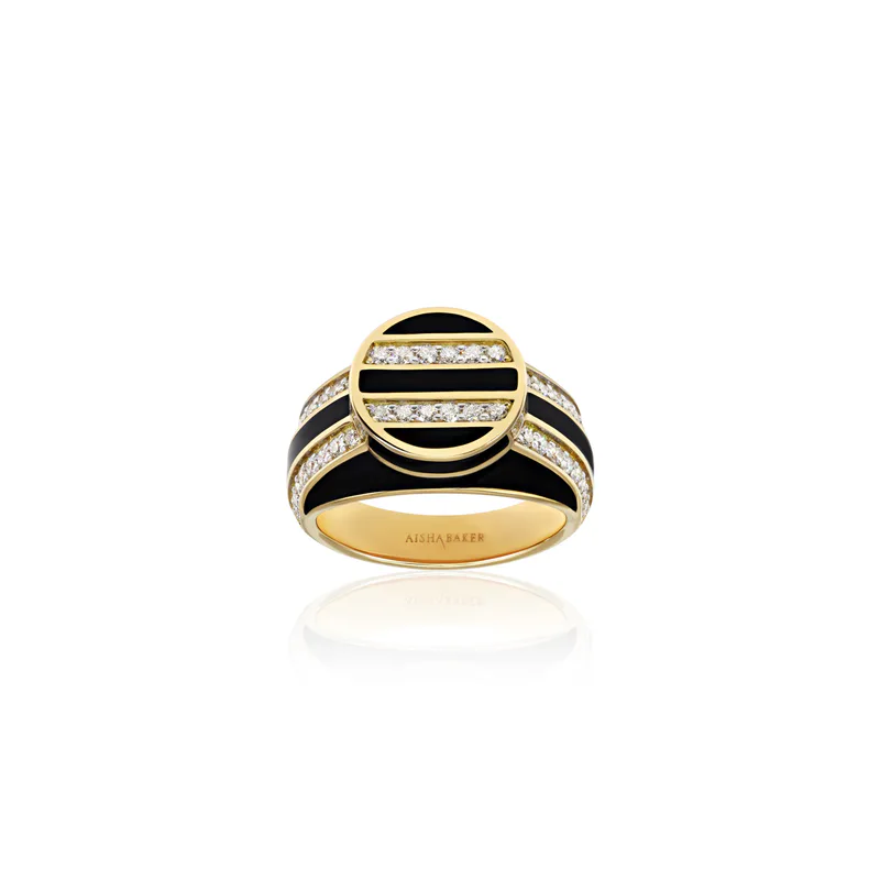 Signet Dreams Deco Yellow Gold
